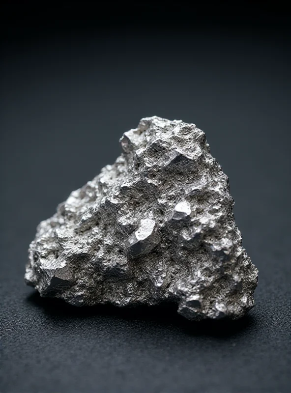 Close-up photograph of raw platinum nuggets, showing their metallic luster and varied shapes, set against a dark background.