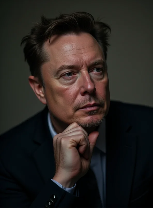 Image of Elon Musk looking thoughtful