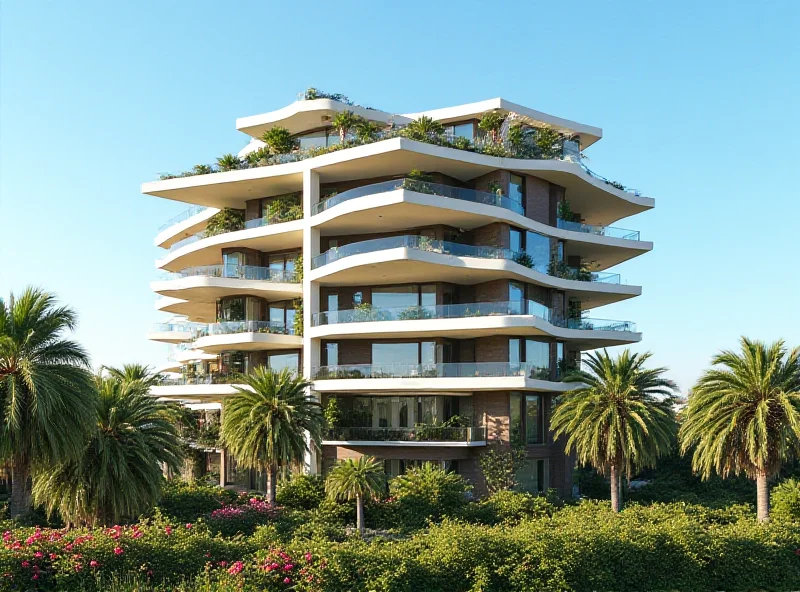 Modern apartment building in Goiânia, Brazil