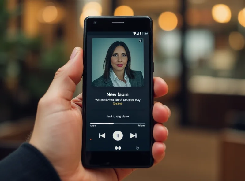 A person holding a Google Pixel phone with the Now Playing feature displayed on the screen.