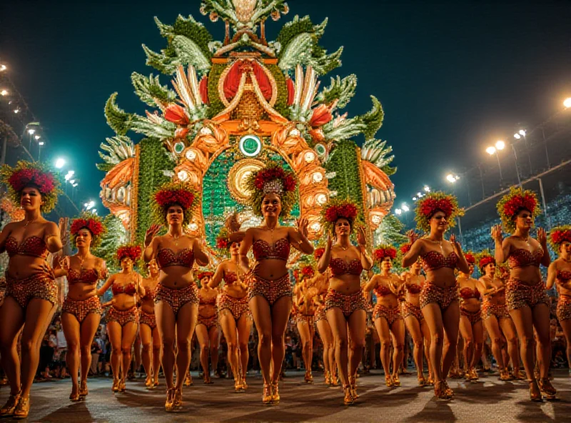 Grande Rio performing at the Rio Carnival