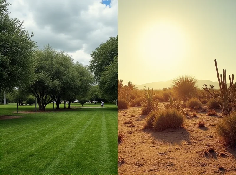 A split image, one side showing a somber British park scene, the other depicting a harsh Mexican landscape, symbolizing the contrast between the two news stories.