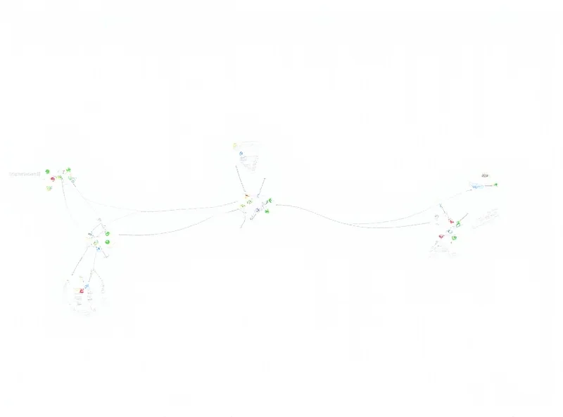 A network security diagram showing data flowing between different servers and devices, highlighting potential vulnerabilities.