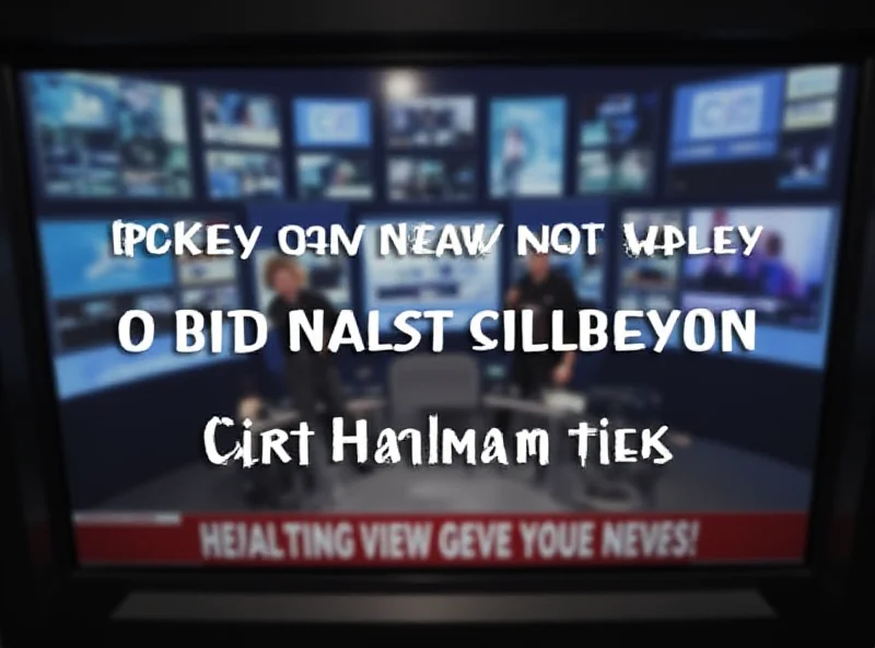 News report graphic with the headline 'Gene Hackman Dies'.