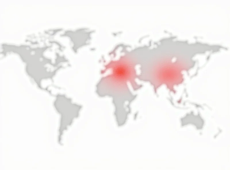 Illustration of global map highlighting countries with reported mpox cases.