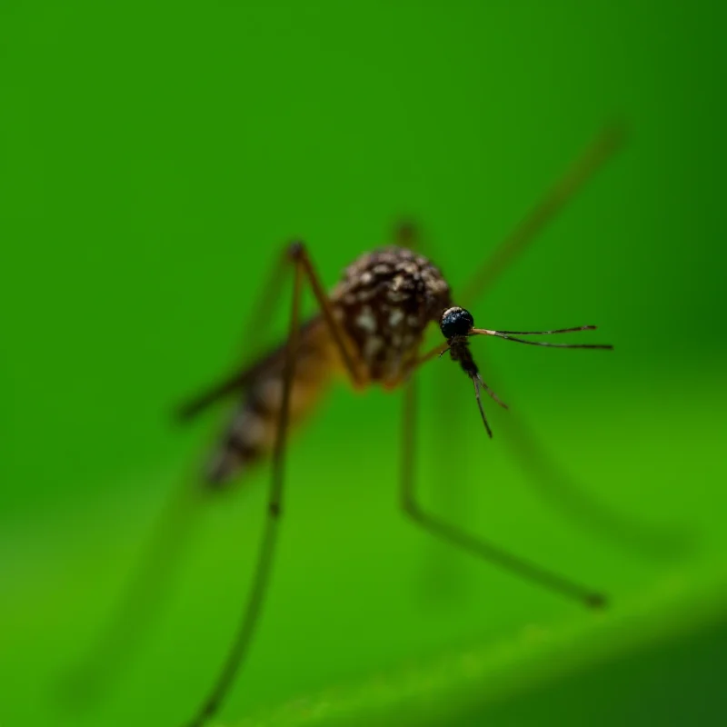 Close-up image of a mosquito, representing the chikungunya virus.