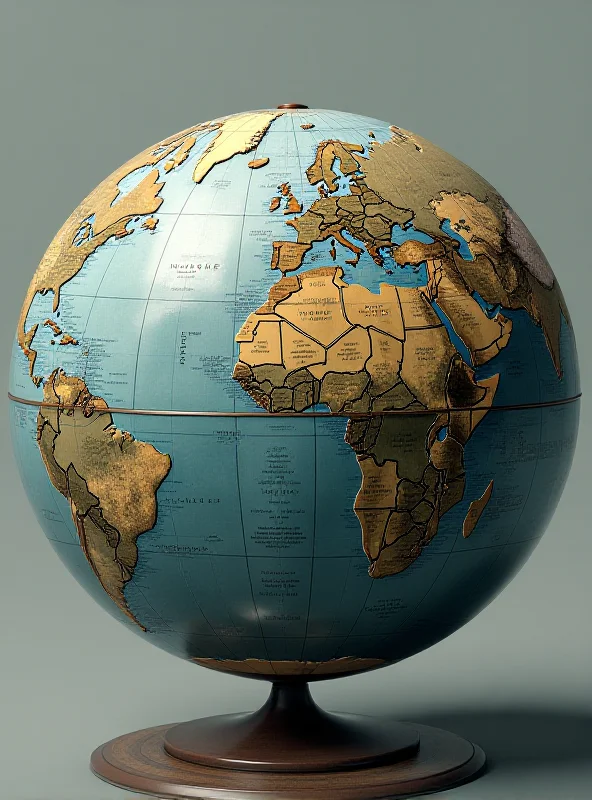 A globe with a flat earth map superimposed, symbolizing outdated and incorrect thinking.