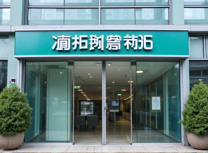 Exterior of a modern medical clinic in Hong Kong