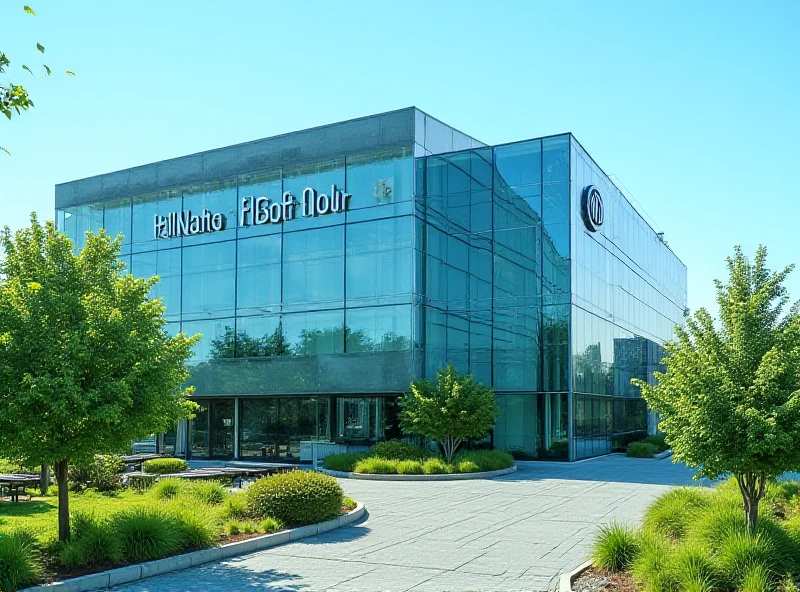 Exterior view of a modern biotechnology research facility during the day.