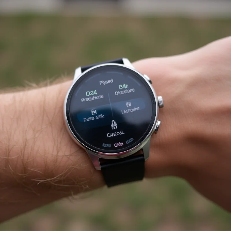 A wrist wearing the HONOR Watch 5 Ultra, showing its display and various fitness tracking features.