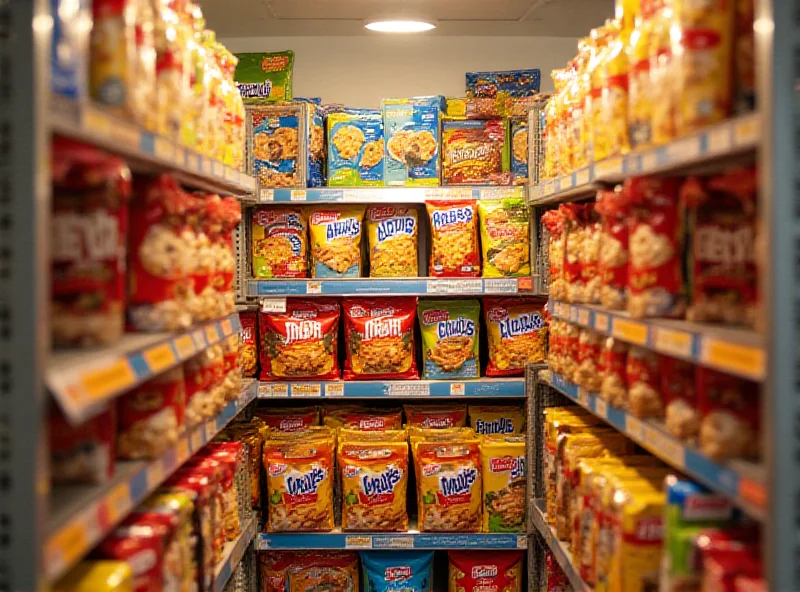 Kellogg's Mega Variety Pack Snacks displayed in a pantry setting.