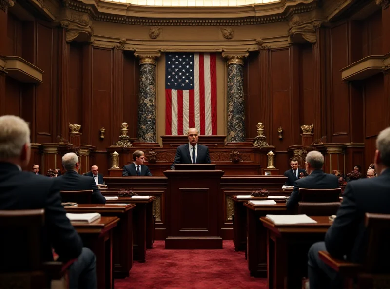 Image of the US House of Representatives chamber.