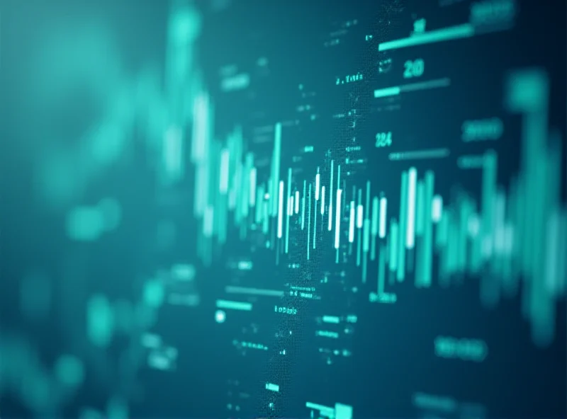 An abstract image representing financial data and earnings reports.