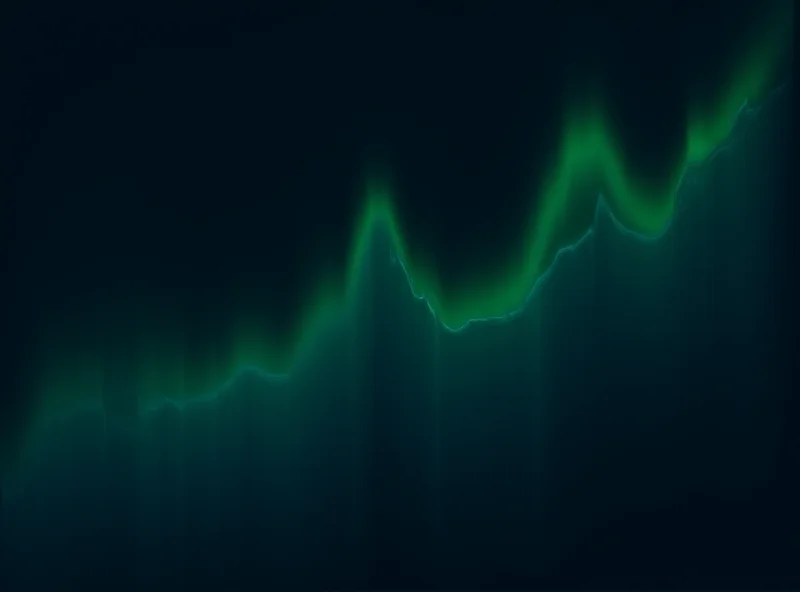 An abstract image representing the stock market with upward trending graphs and charts. The colors are primarily green and blue, conveying a sense of growth and stability.