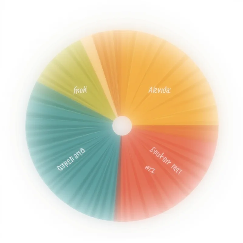 A diverse portfolio shown as a pie chart