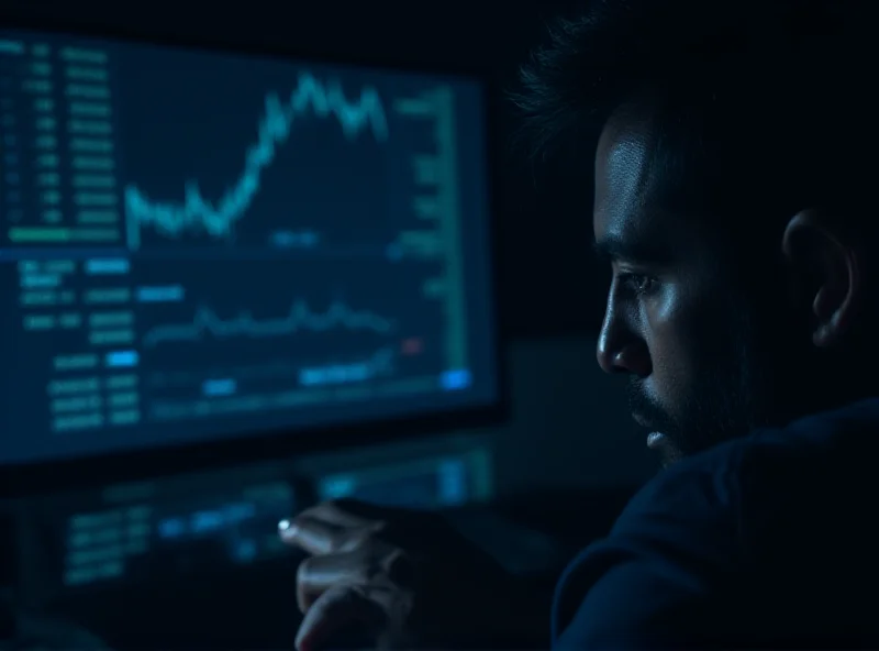 A close-up shot of someone analyzing financial data on a computer screen.