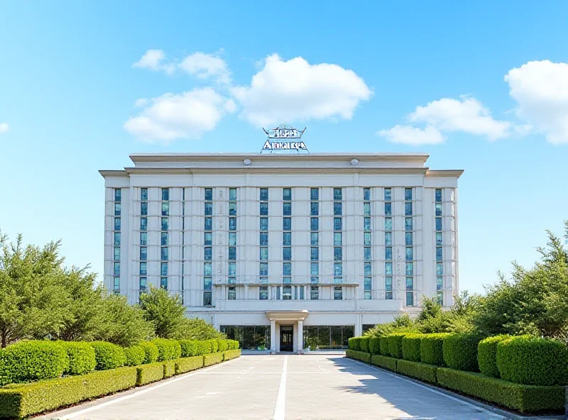 Exterior of a Park Hotels & Resorts hotel on a sunny day.