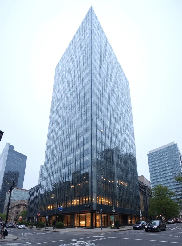 Modern office building with glass facade, representing Arch Capital Group's headquarters.