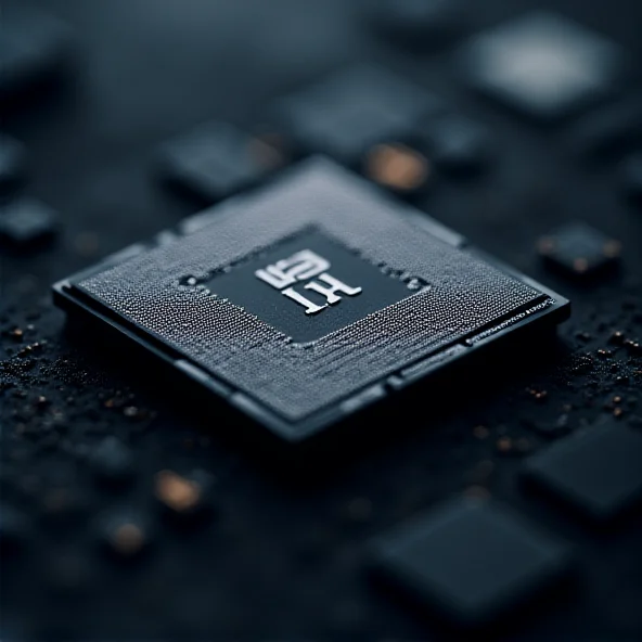 Close up of the M3 chip