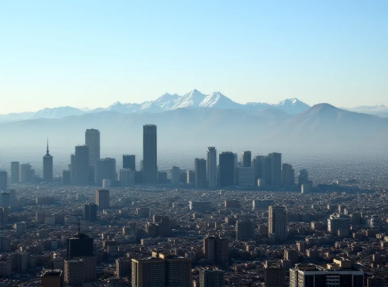 A panoramic view of Tehran, Iran, showcasing the city skyline with mountains in the background, symbolizing the resilience and determination of the Iranian people.