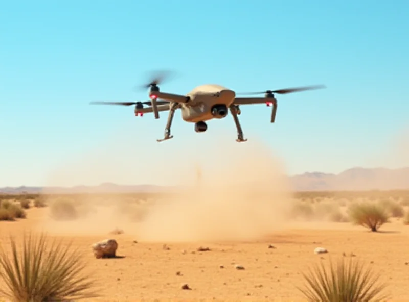 RAF Reaper drone firing a Hellfire missile.