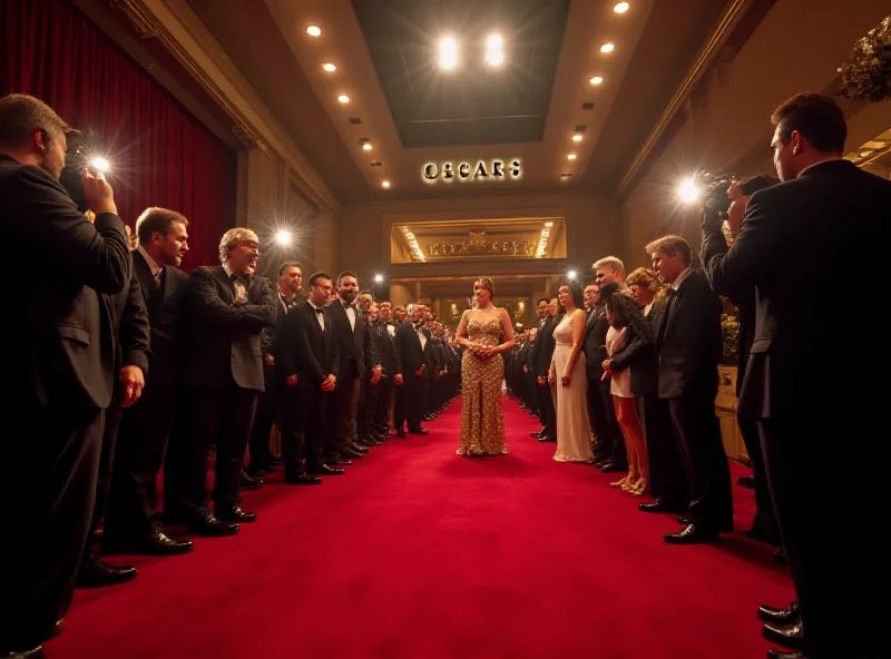 Red carpet at the Dolby Theater.