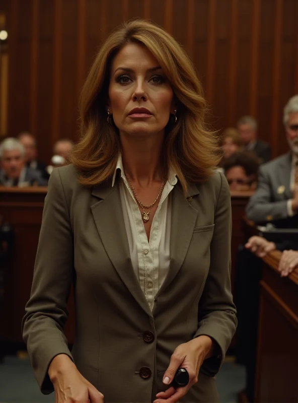 Julia Roberts as Erin Brockovich in a courtroom scene