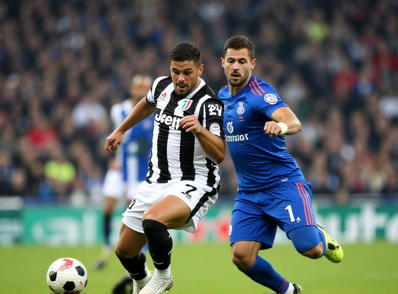 A tense moment during the Juventus vs. Empoli Coppa Italia match, showing players in action.