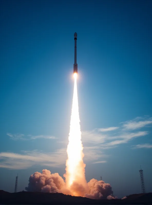 A rendering of the Blue Origin New Shepard capsule in space, with Earth visible in the background.