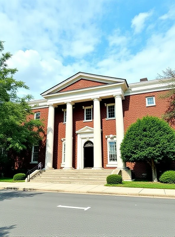 Norfolk Superior Court building exterior on a sunny day