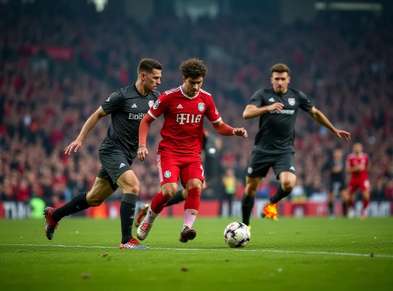 Granit Xhaka dominating midfield for Bayer Leverkusen.