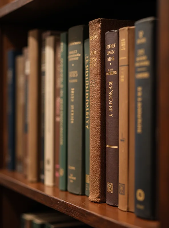 Close-up of books related to psychology and relationships on a bookshelf in a therapist's office.