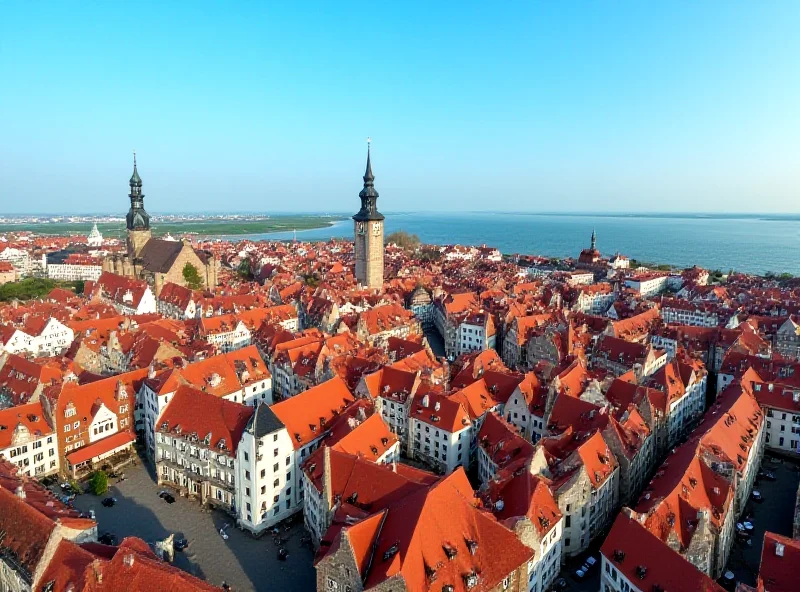 Aerial view of Tallinn, Estonia