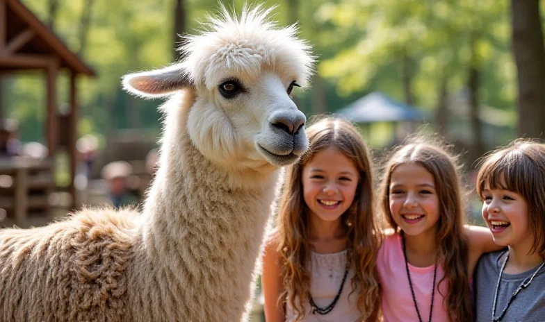 Llama Comforts Kids, Eagle Rescue, Vaccine Support