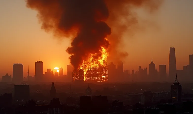 London Fire Sends Smoke Billowing Across Skyline