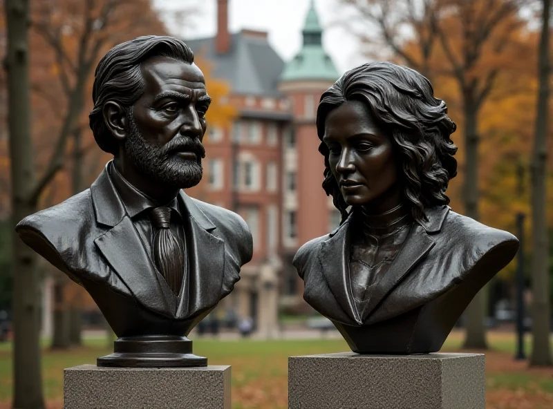 Busts of Rubens and Eunice Paiva