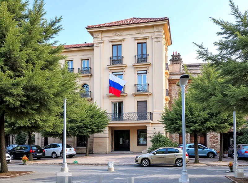 Exterior of the Russian consulate in Marseilles