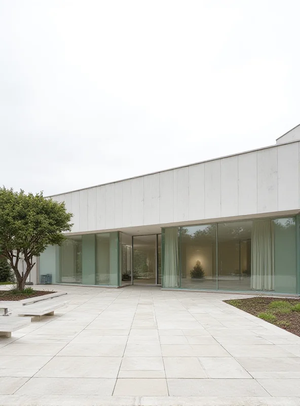 Exterior of the Dos de Mayo Art Center Museum near Madrid