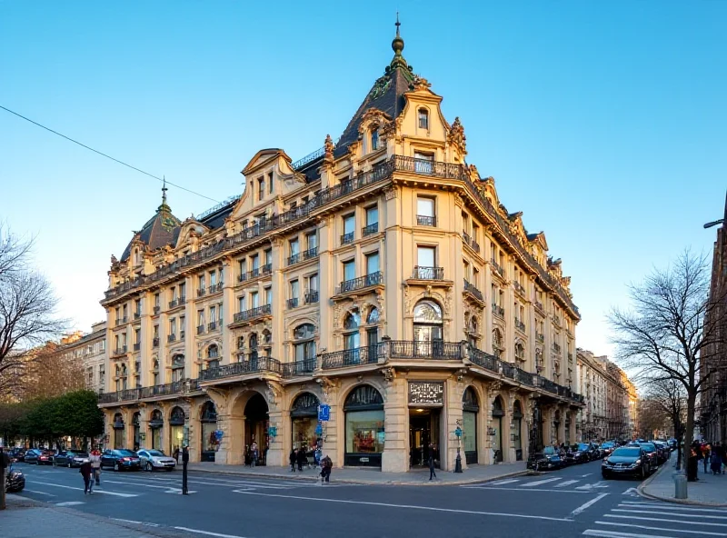 Exterior of the renovated Palace Hotel in Madrid.