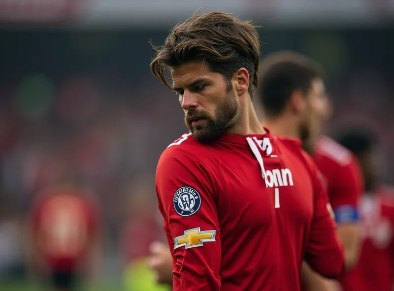 Alejandro Garnacho looking dejected after being substituted.