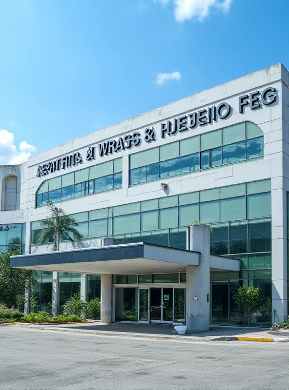 A modern hospital building with a sign indicating it is the Department of Forensics and Pathology, Hospital Putrajaya. The scene is set during a bright, sunny day.