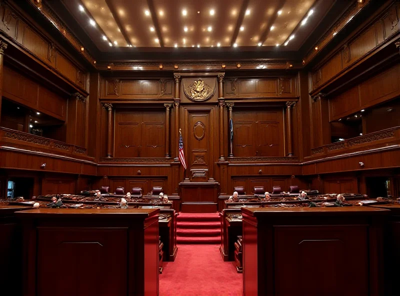 Interior of the Malaysian Parliament