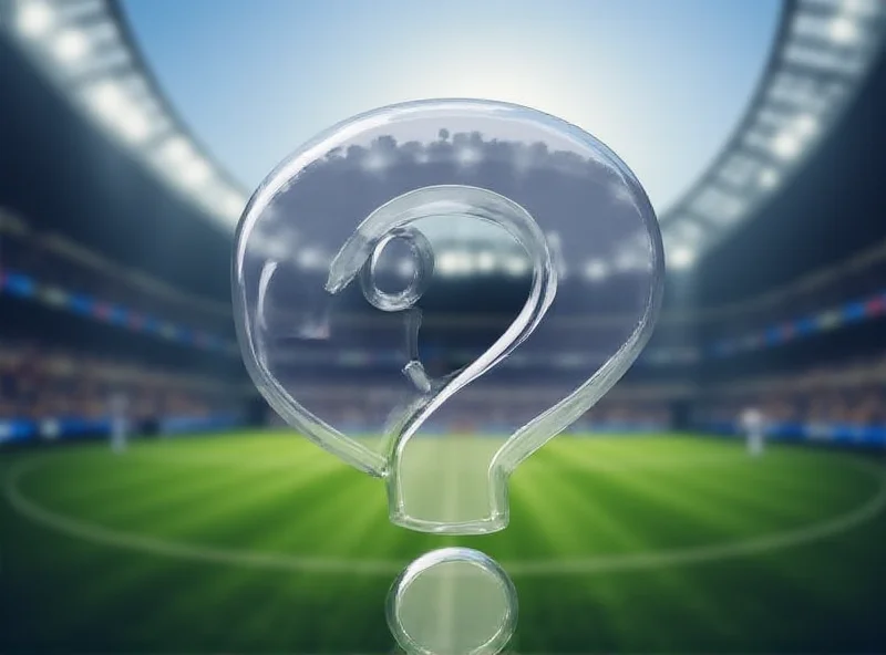 A graphic showing the Premier League logo with a question mark over a transfer window.