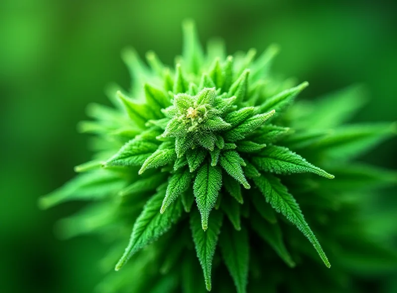 A close-up photo of cannabis buds, highlighting their medicinal properties.