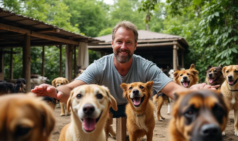 Man Rescues Thousands of Dogs After Addiction Battle