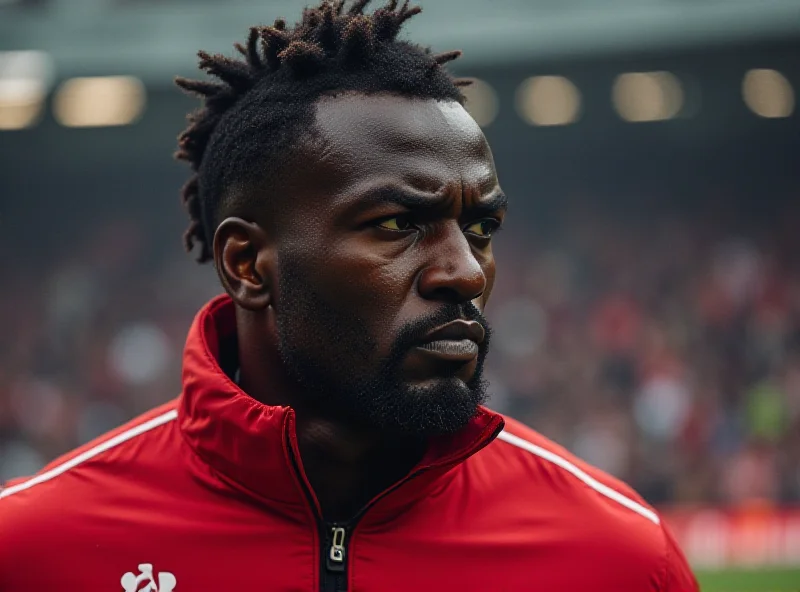 Andre Onana looking concerned during a Manchester United match.