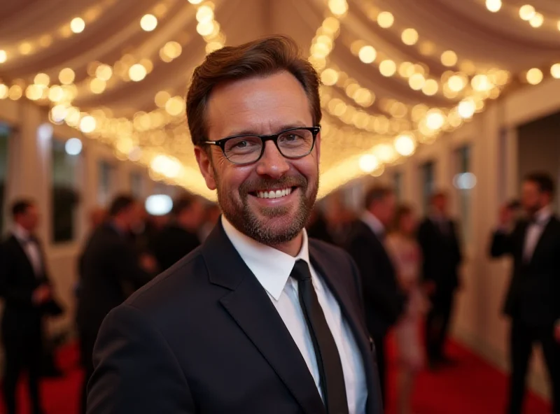 Marek Lambora smiling at an event.