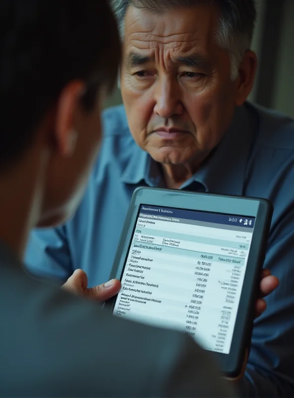 A person looking worried while reviewing their retirement savings statement.