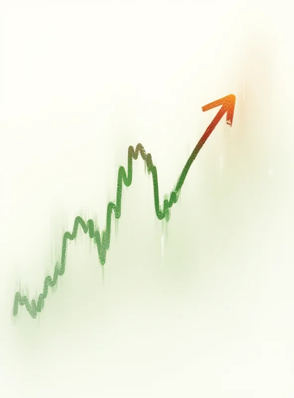 A stylized chart showing the S&P 500 fluctuating with an arrow pointing towards XLE, indicating potential growth.