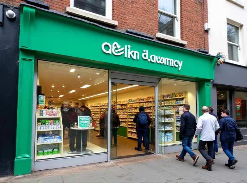 Exterior of a Boots pharmacy store in the UK.